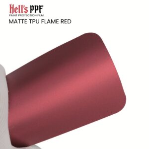 MATTE TPU FLAME RED HELL'S PPF USA