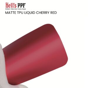 MATTE TPU LIQUID CHERRY RED HELL'S PPF USA