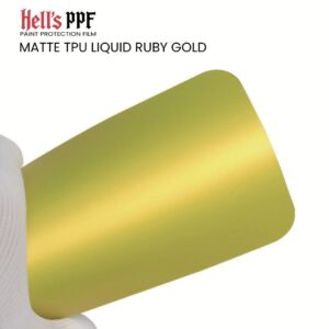 MATTE TPU LIQUID RUBY GOLD HELL'S PPF USA