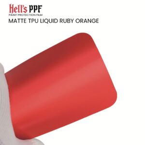 MATTE TPU LIQUID RUBY ORANGE HELL'S PPF USA
