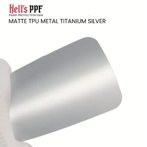 MATTE TPU METAL TITANIUM SILVER HELL'S PPF USA