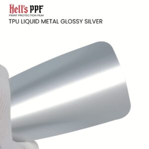 TPU LIQUID METAL GLOSSY SILVER HELL'S PPF USA